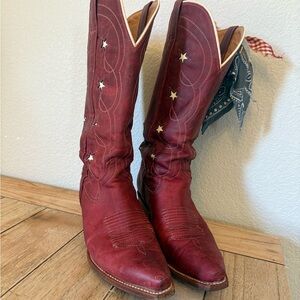 Red Western Cowboy Boots